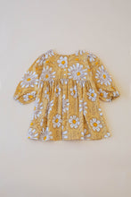 Load image into Gallery viewer, BABYDOLL DRESS, YELLOW FLORAL