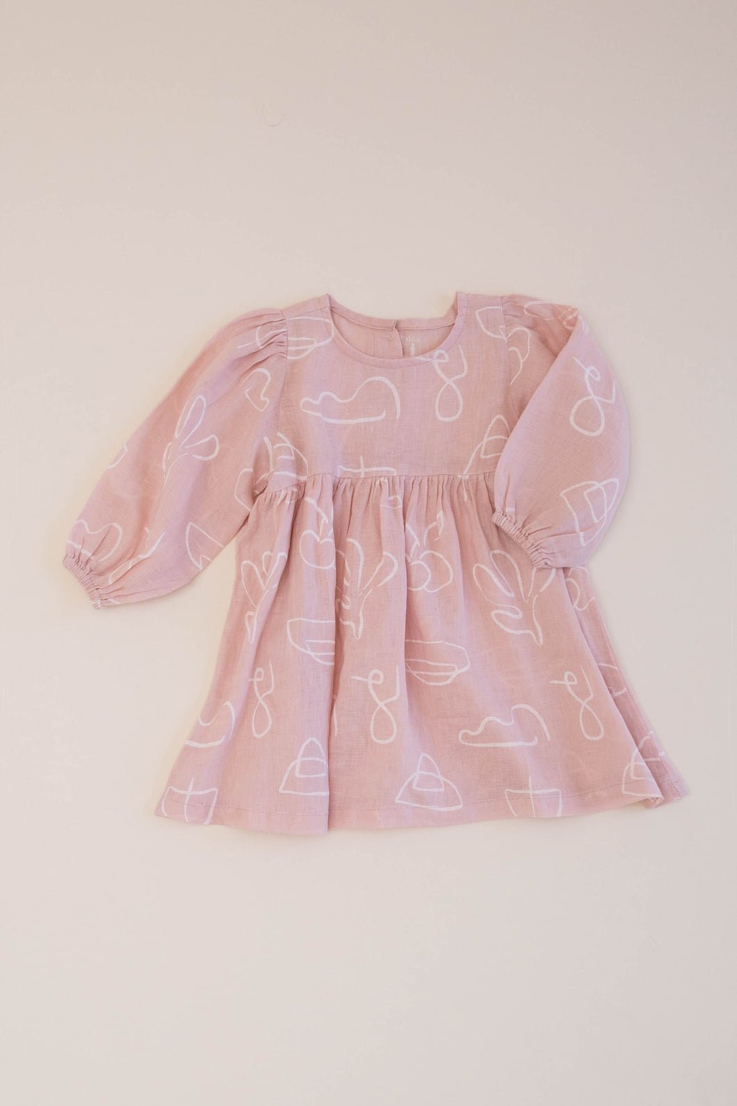 BABYDOLL DRESS, PEACH WHIP