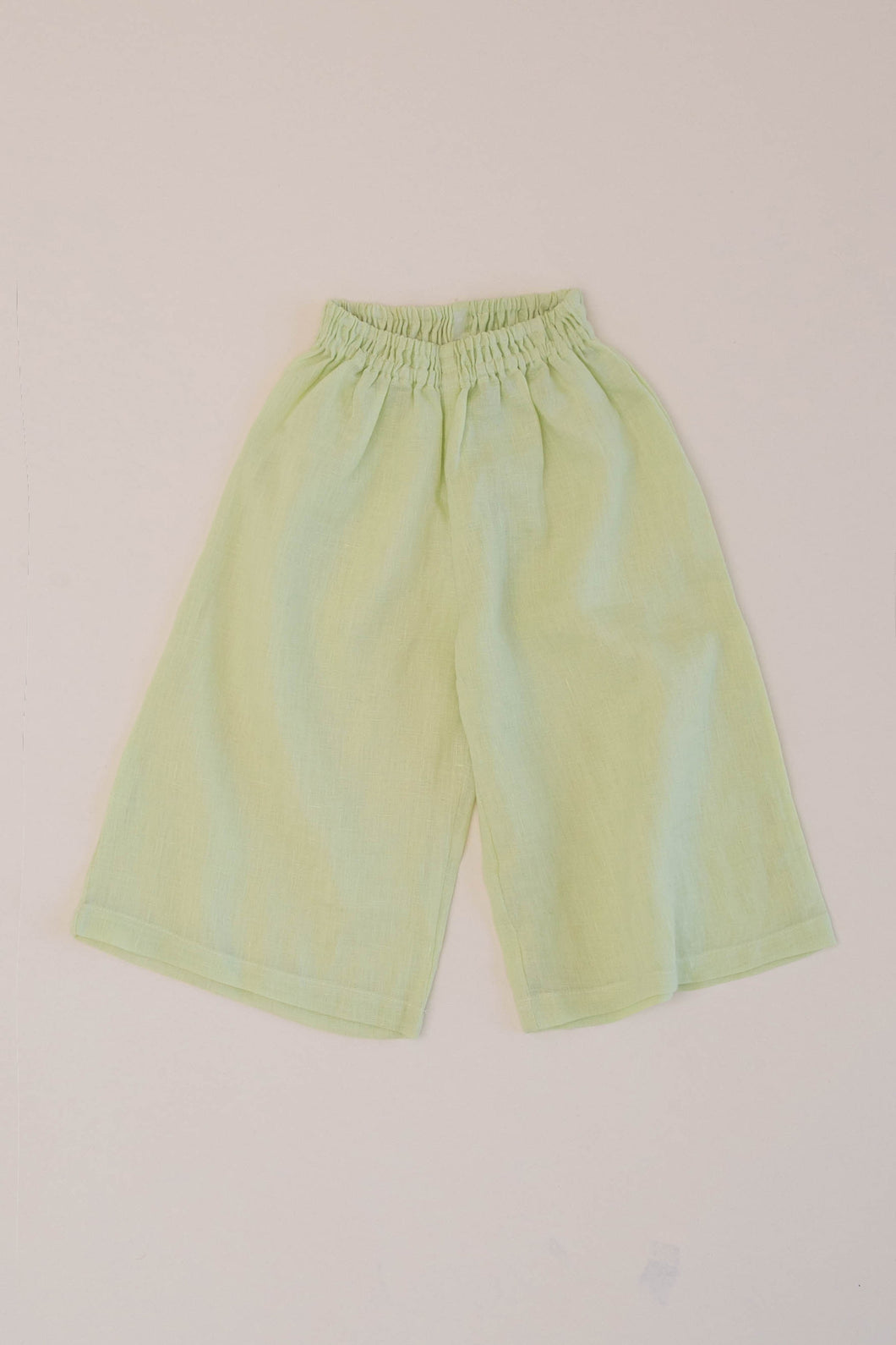 WIDE LEG PANTS, CELADON