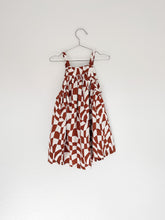 Load image into Gallery viewer, LAURA DRESS, RUST CHECK
