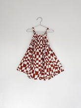 Load image into Gallery viewer, LAURA DRESS, RUST CHECK
