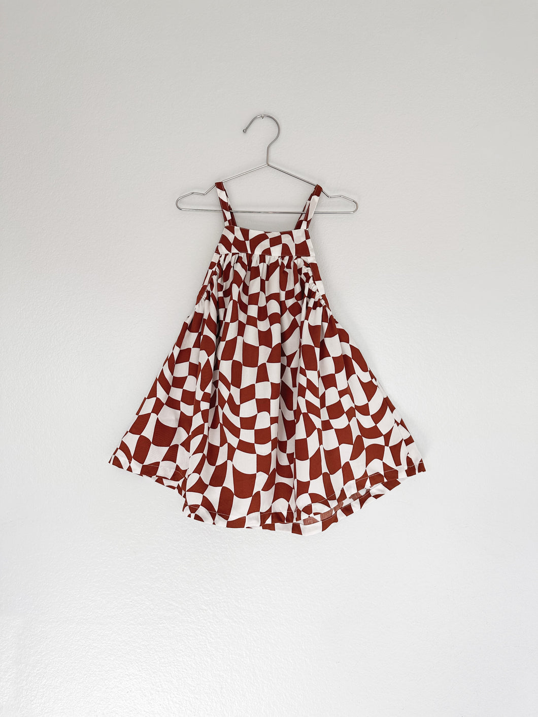 LAURA DRESS, RUST CHECK
