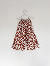 Load image into Gallery viewer, WIDE LEG PANTS, RUST CHECK
