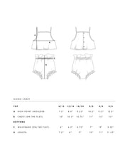 Load image into Gallery viewer, TANK &amp; HIGH WAISTED BLOOMERS SET, TRELLIS
